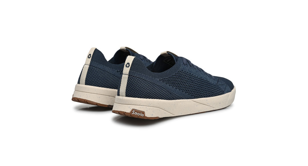 Baskets en matières recyclées | navy "cannon knit 2.0 w navy"