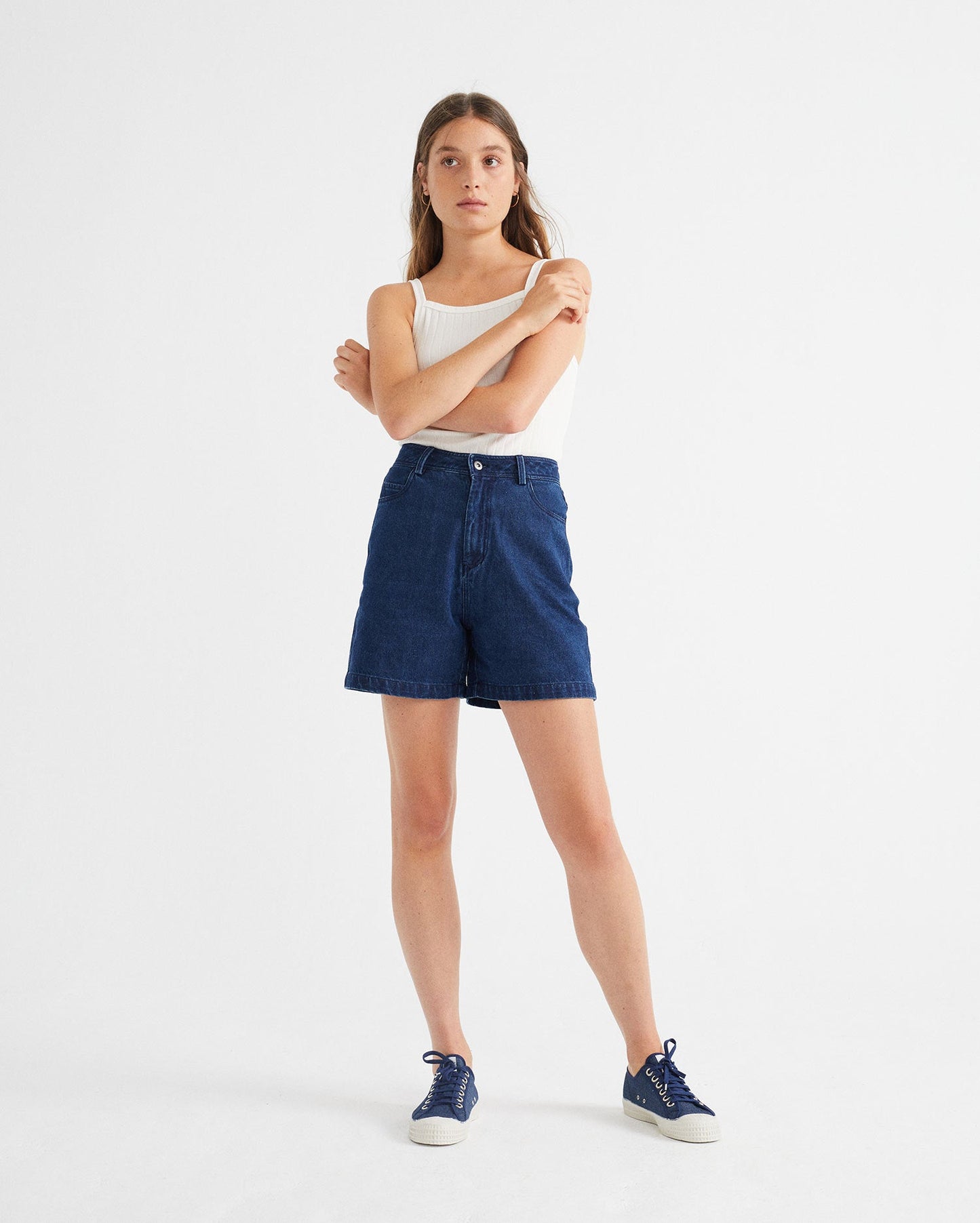 Débardeur blanc en tencel et refibra - Trash aster