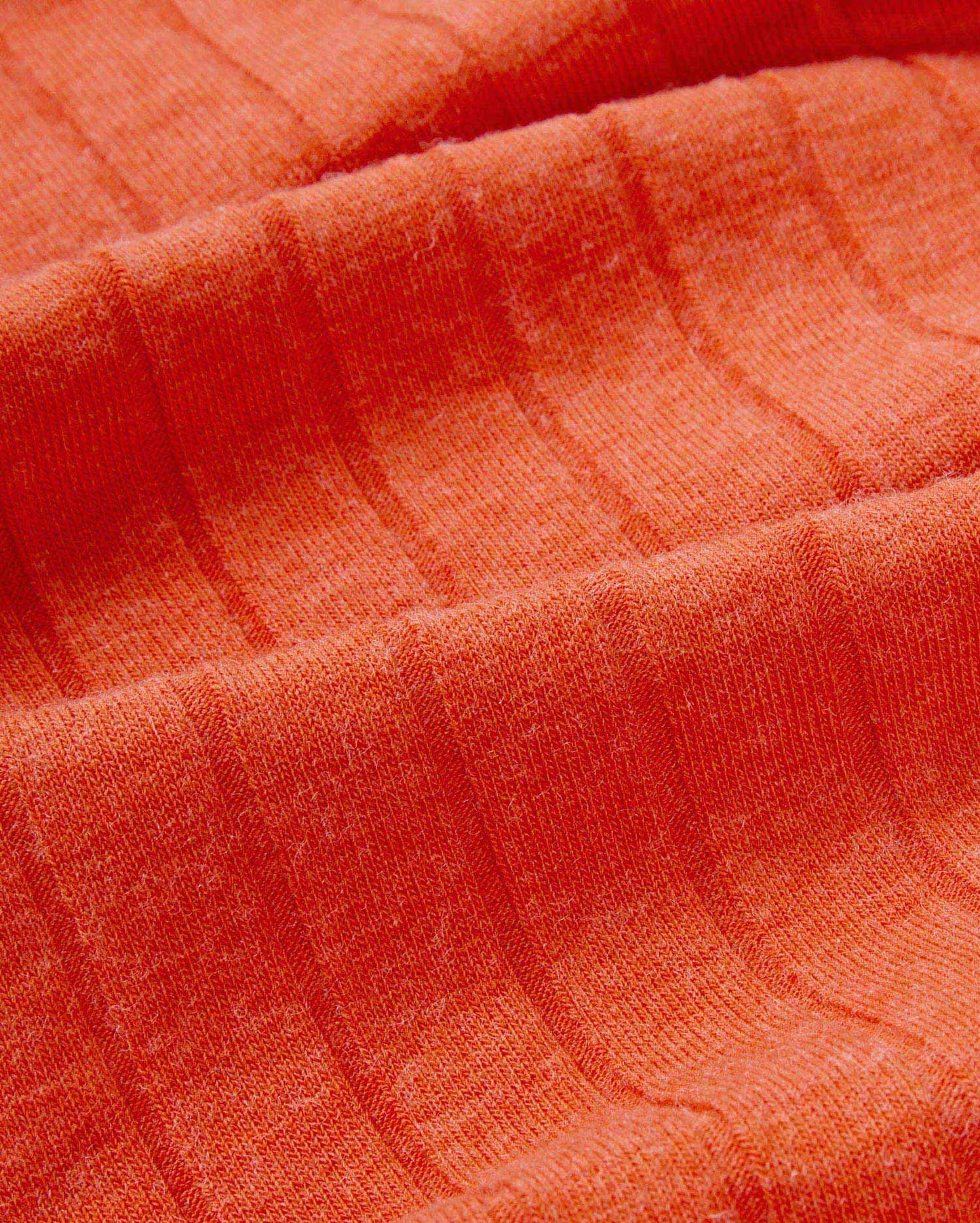 Sous-pull col montant en refibra et coton bio | orange "pumpkin trash ellen"