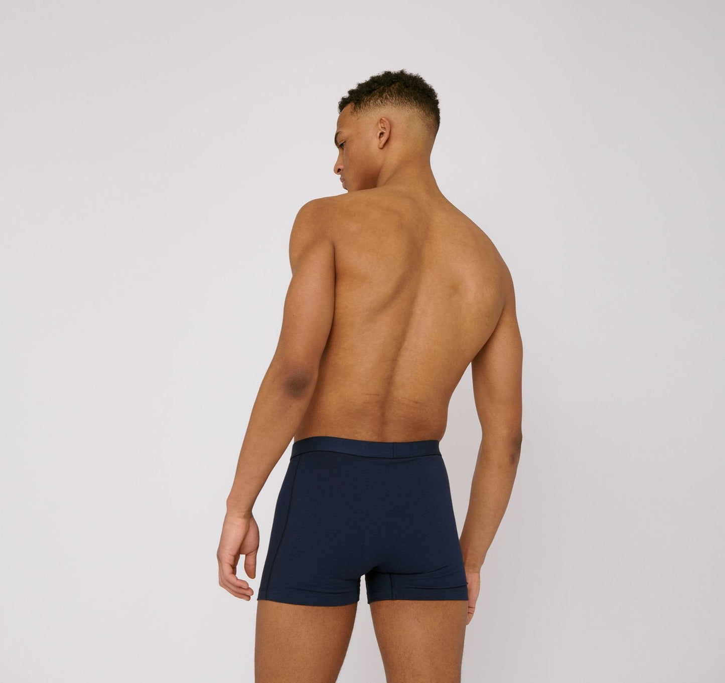 Pack 2 boxers marine en coton bio - navy