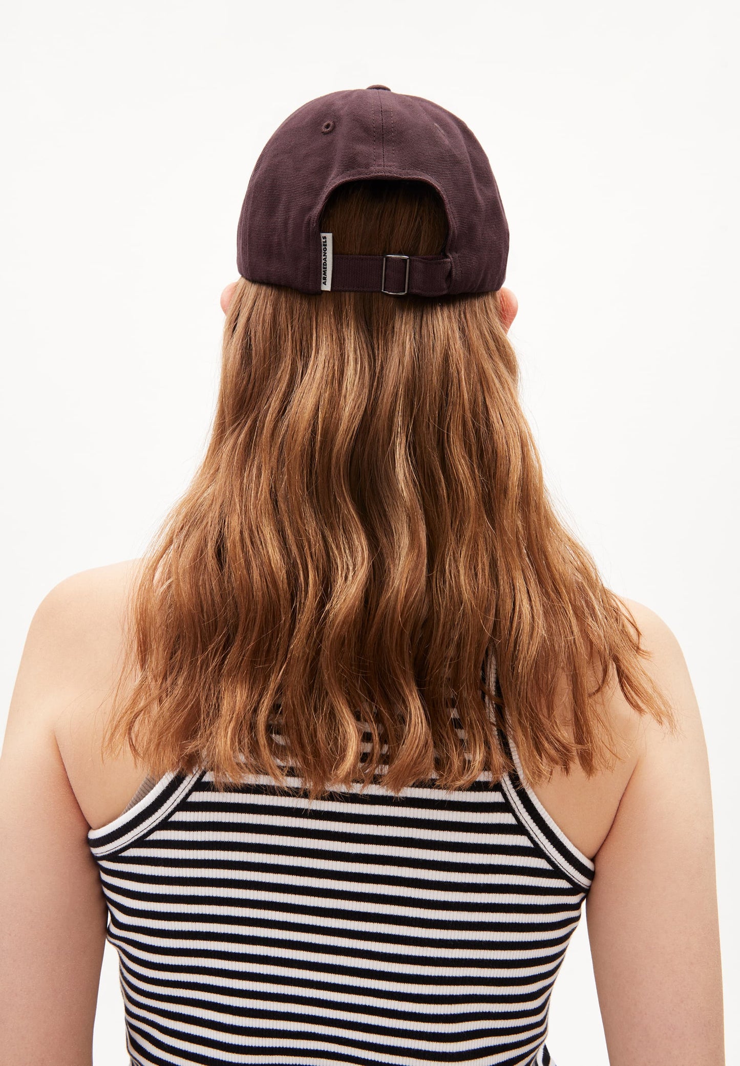 Casquette en coton bio | prune "yenaas bold fudge"