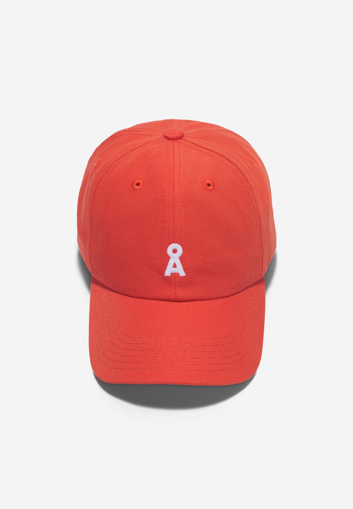 Casquette en coton bio |rouge "yenaas bold - poppy red"
