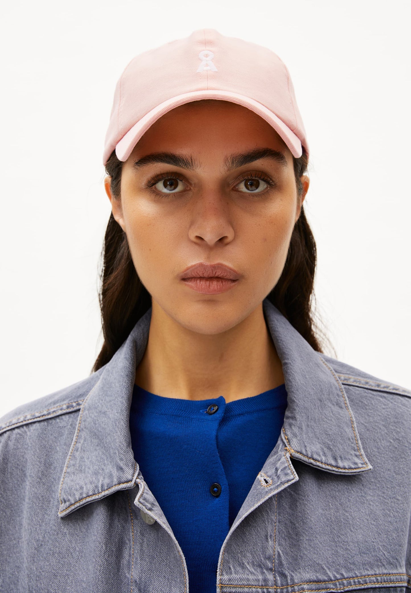 Casquette en coton biologique | rose "yenaas bold - rosalilly"