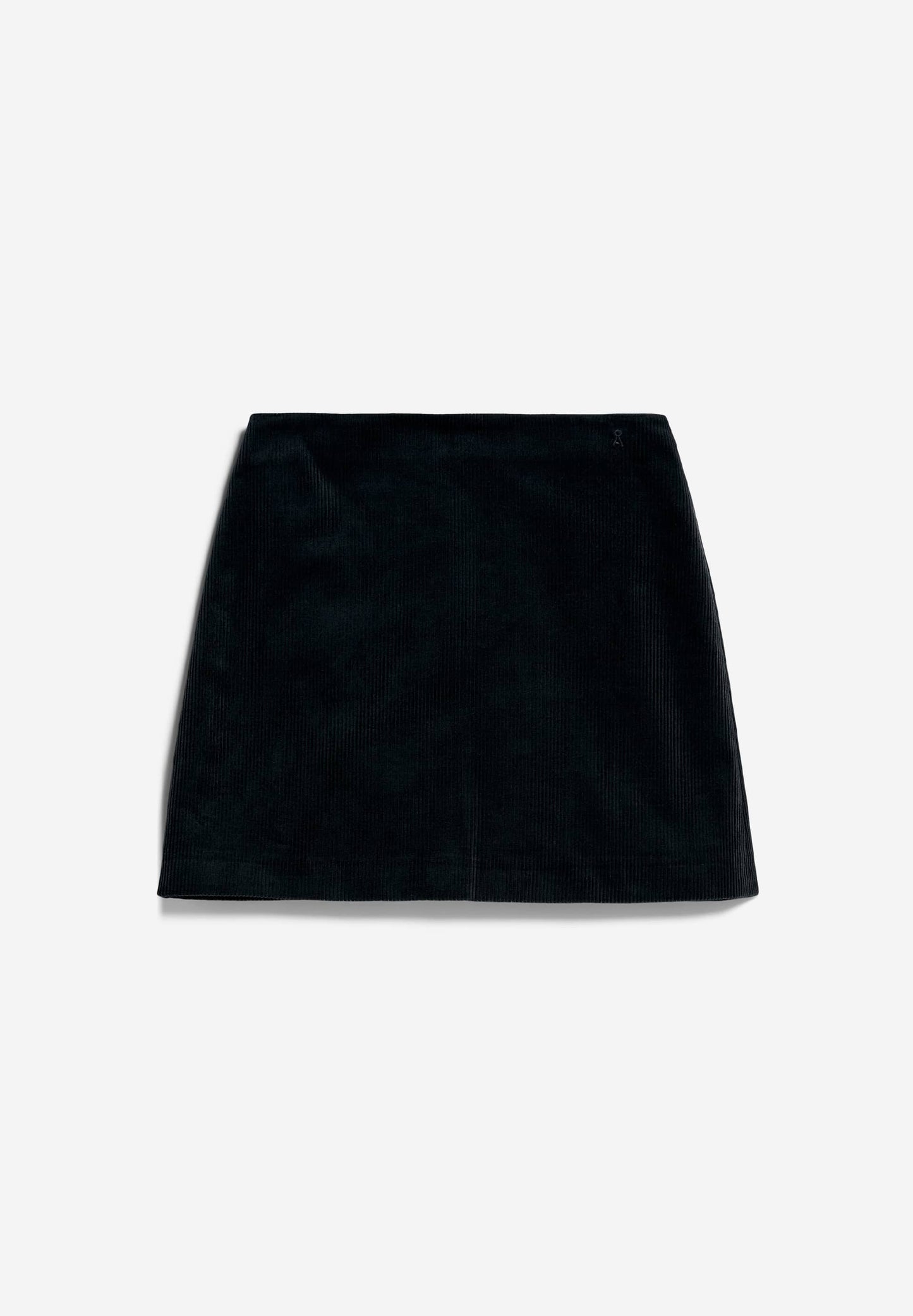 Jupe velours côtelé en coton bio | Noir "zaala corduroy black"
