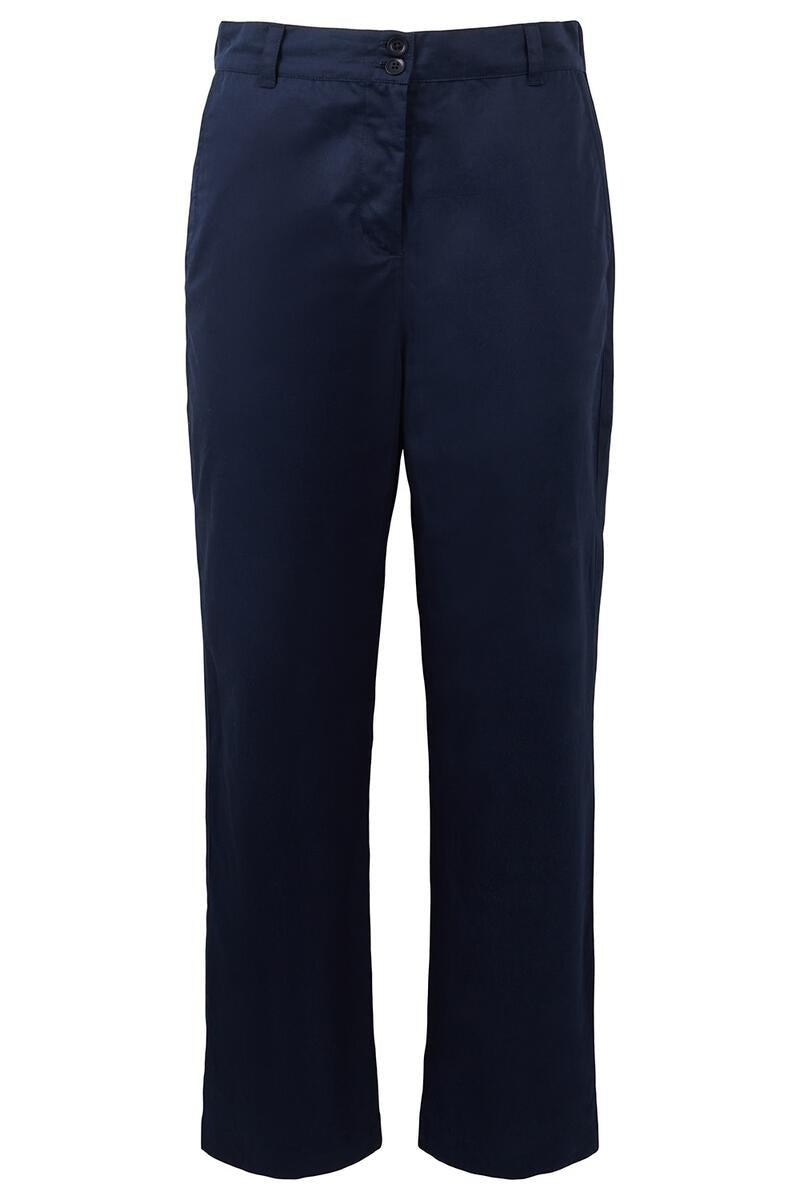 Pantalon marine en coton bio - annika trousers navy