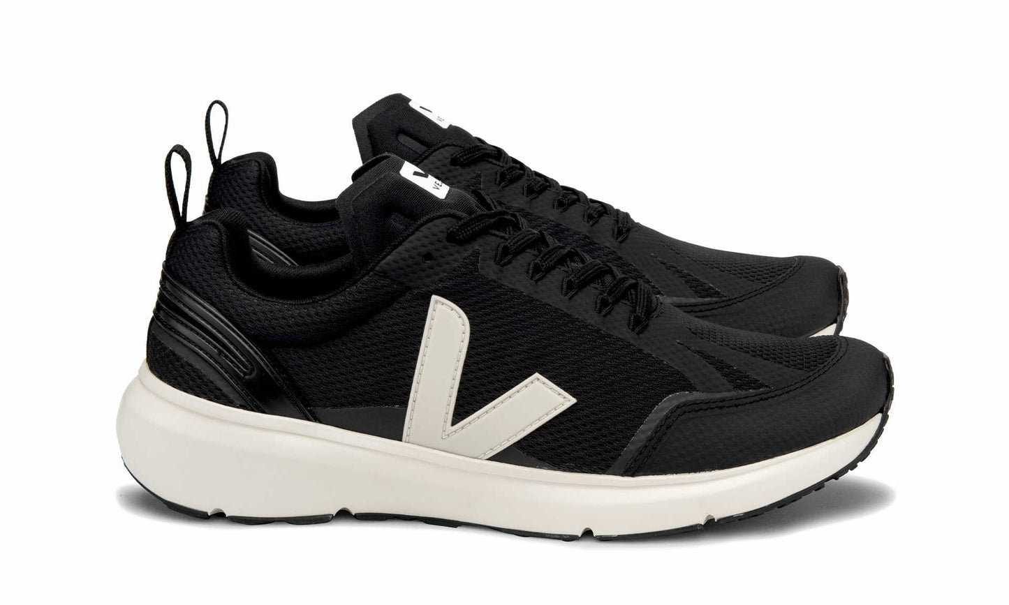 Baskets sport en recyclé | noir et blanc "condor 2 alveomesh pierre black"