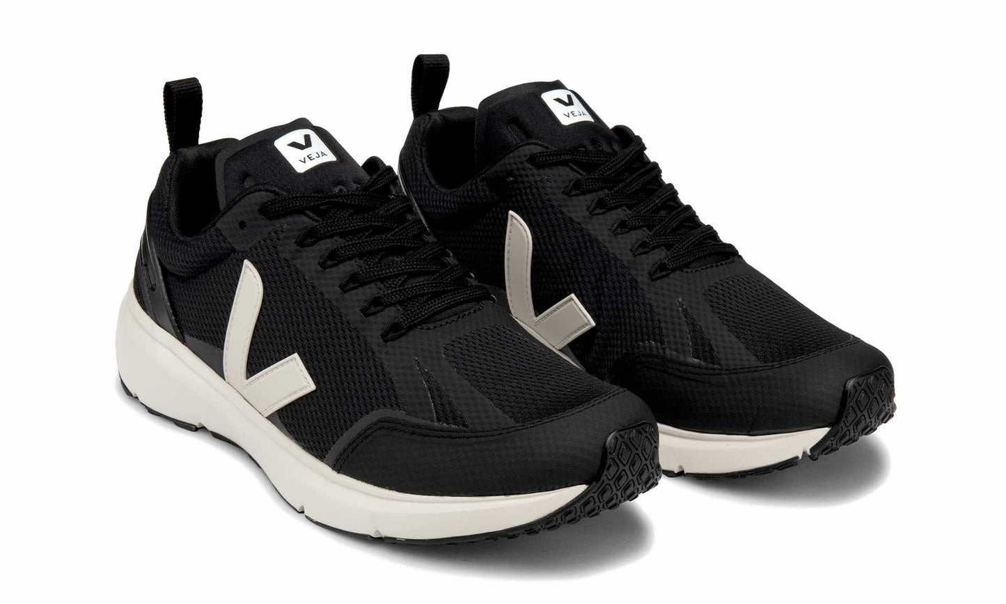 Baskets sport en recyclé | noir et blanc "condor 2 alveomesh pierre black"