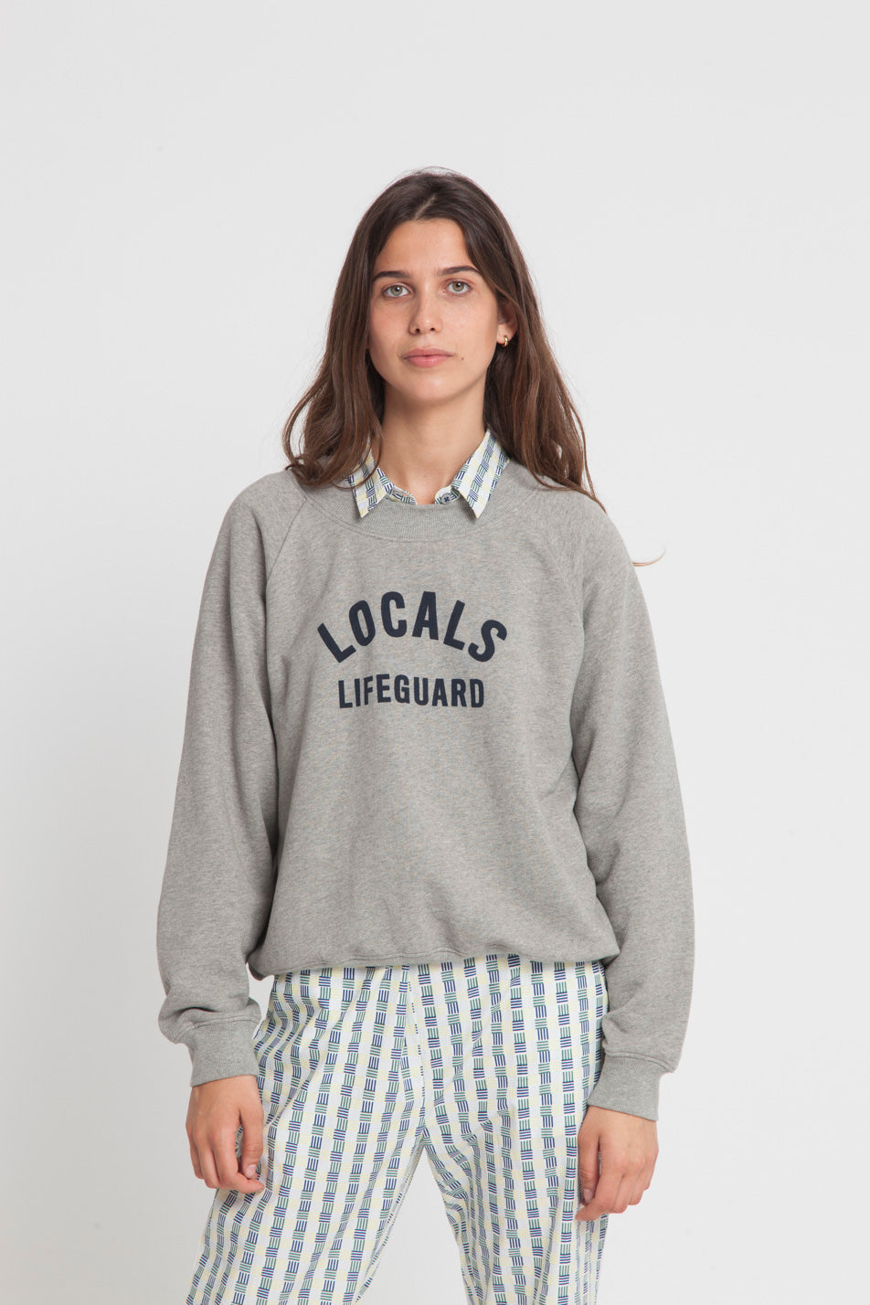 Sweat gris en coton bio - Locals Lifeguard