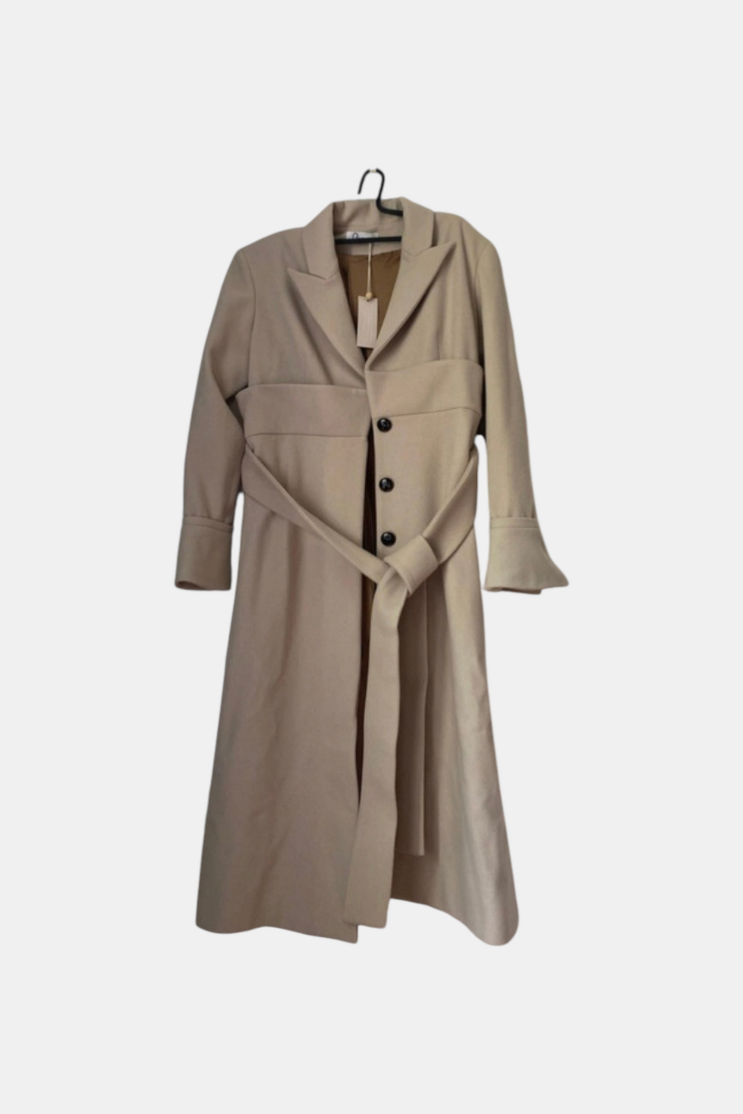 Manteau Emma beige en laine Maison People