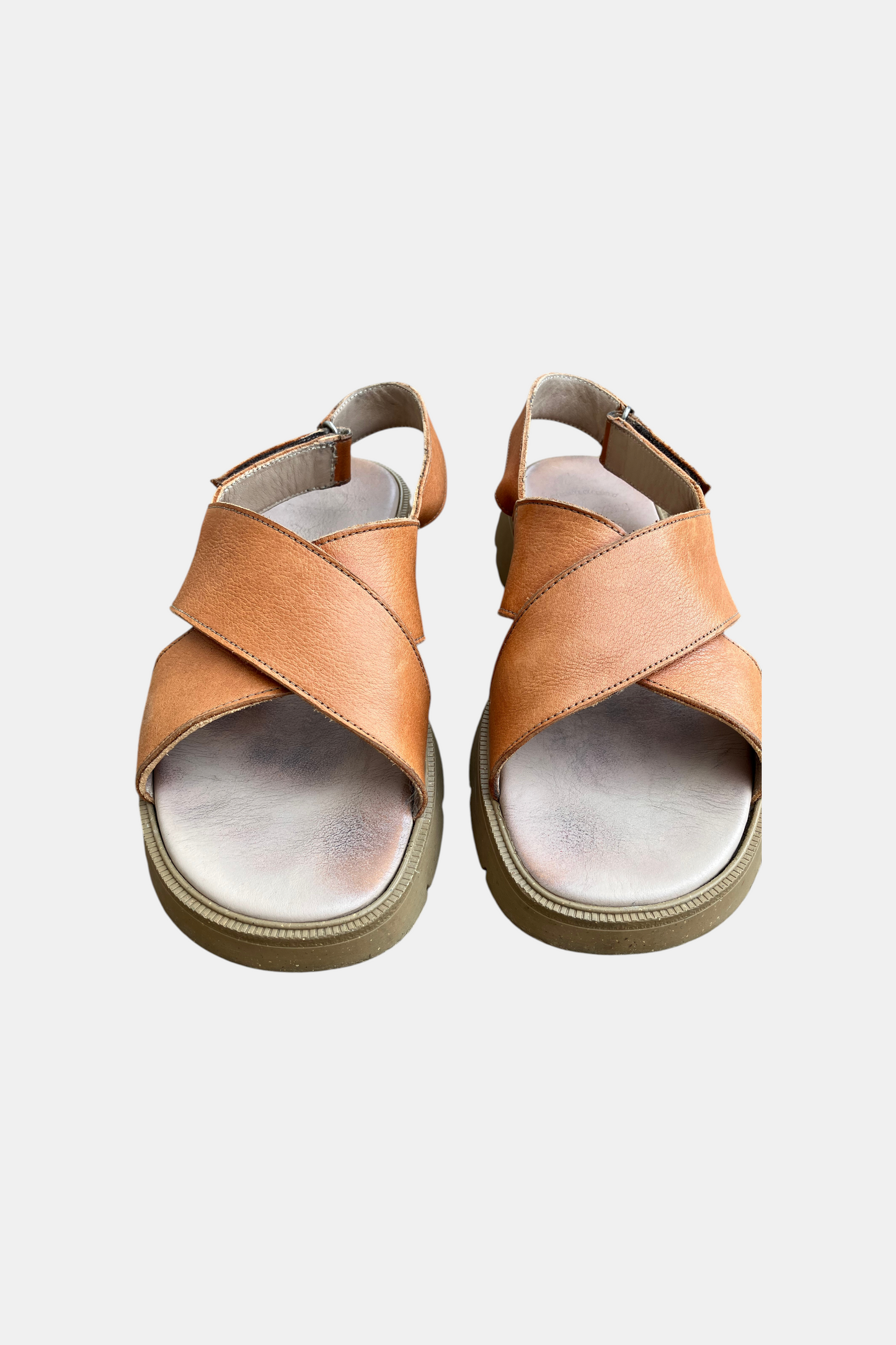 Sandales en cuir