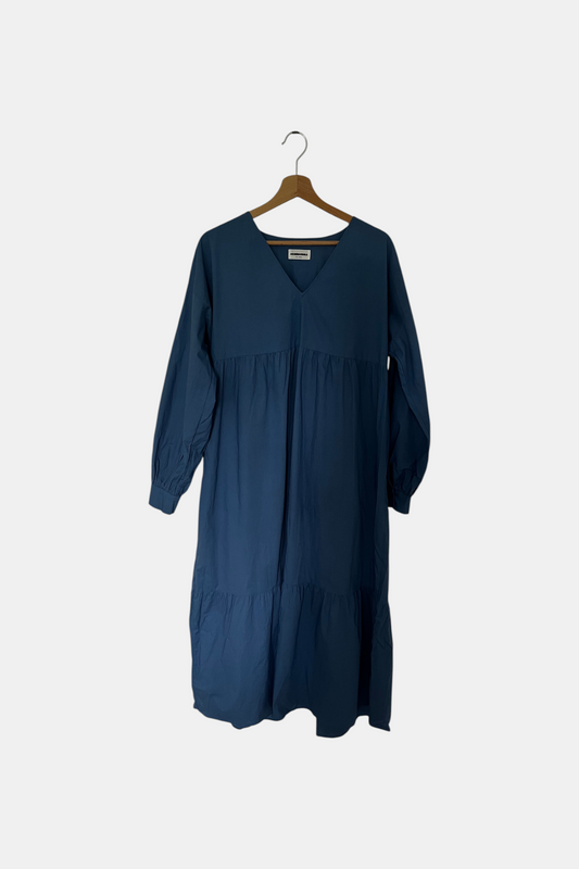 Robe bleue Armedangels longue oversize