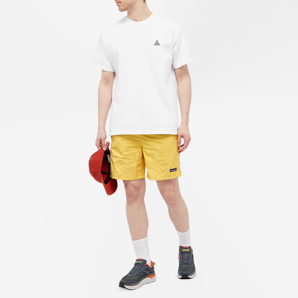 Short léger jaune en recyclé