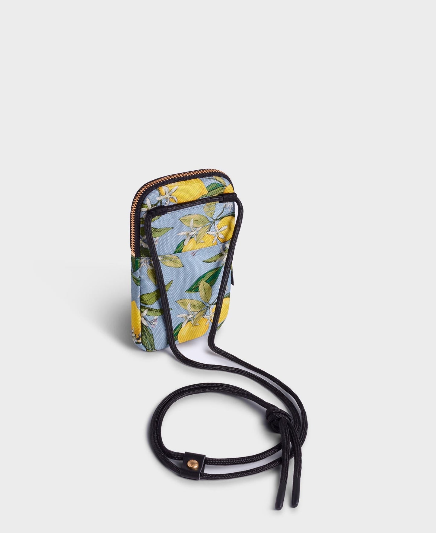 Pochette téléphone citron en matière recyclée | multicolore "capri phone bag citrons"