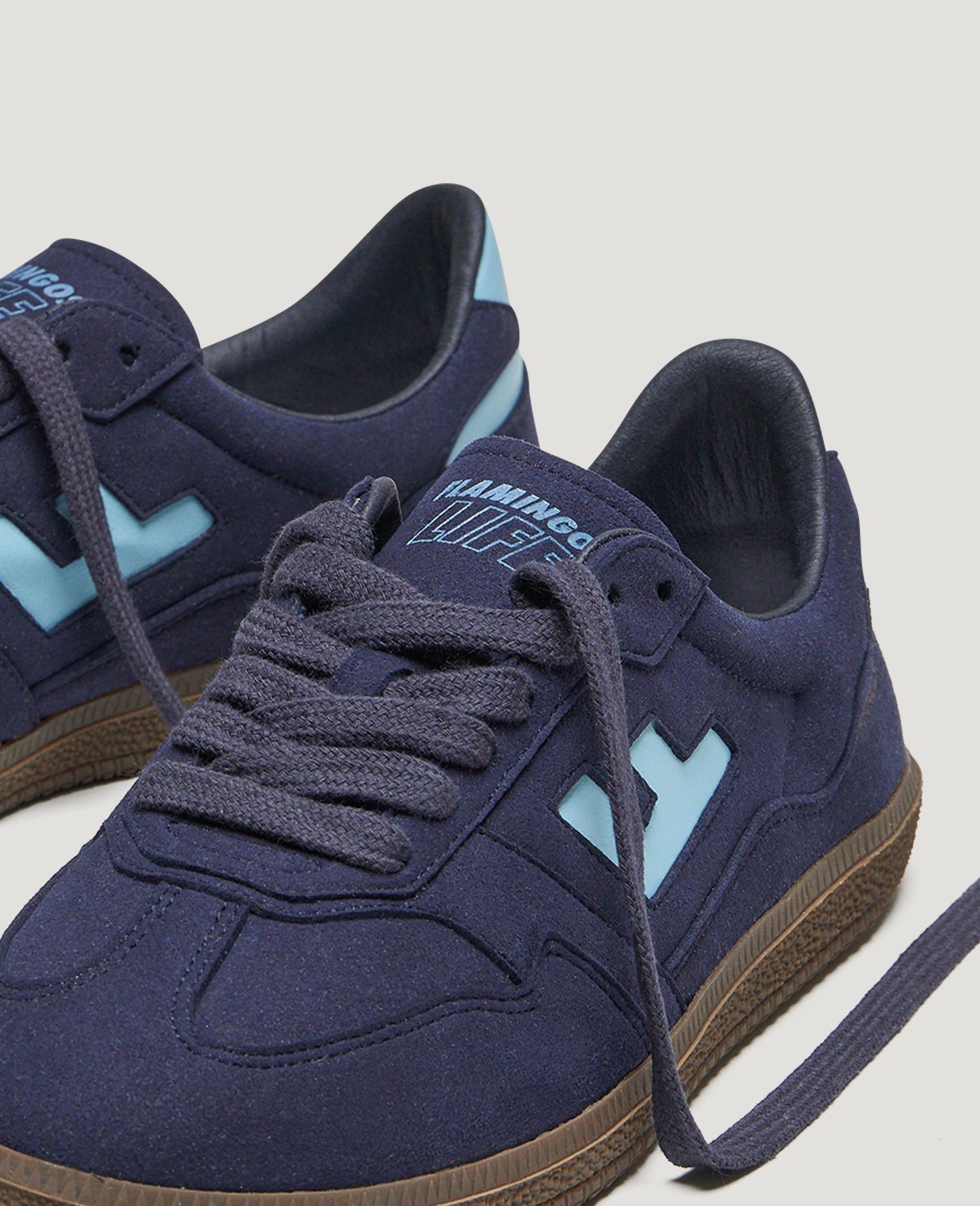 Baskets vegan | bleu "burela slim navy sky"