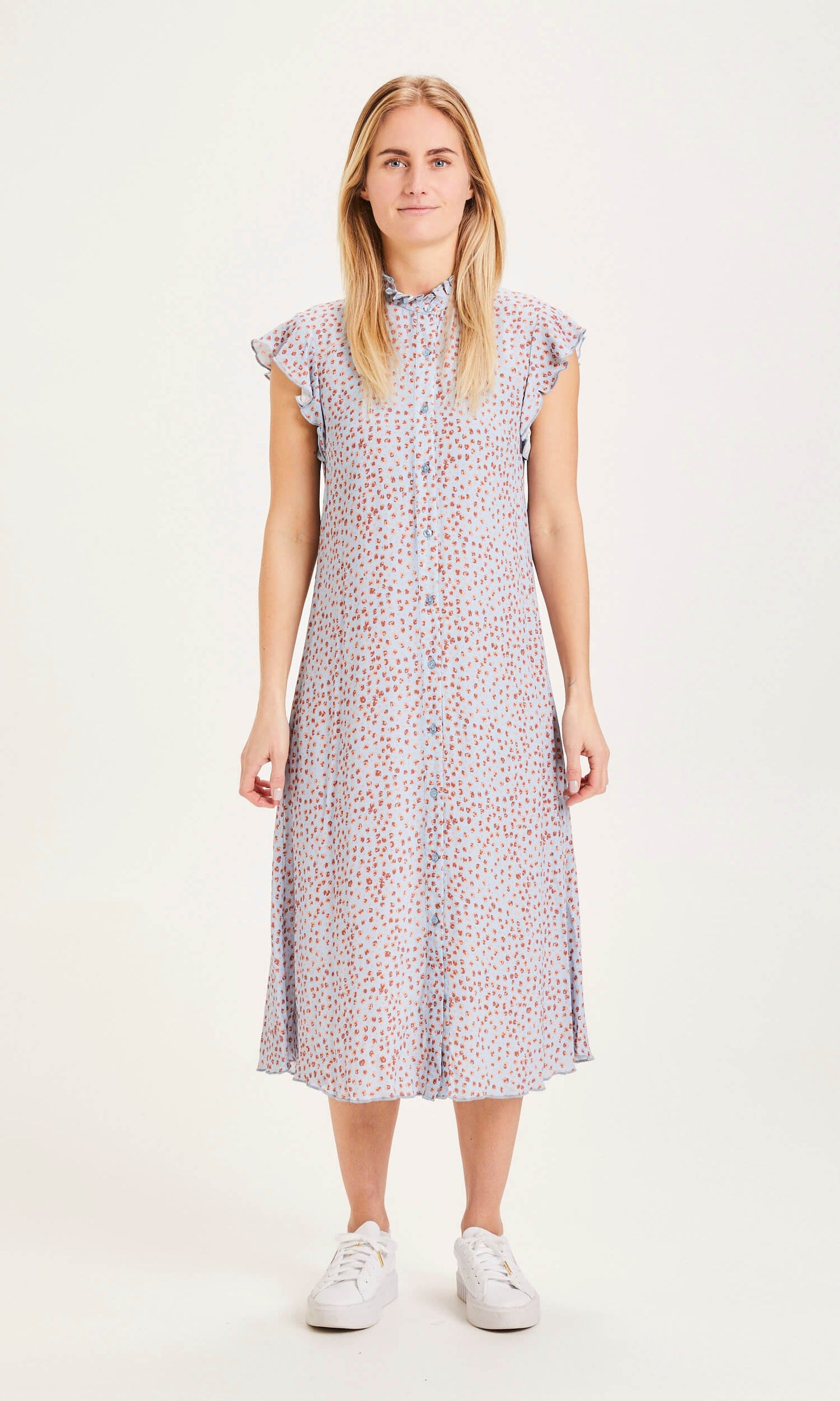 Robe midi à imprimé fleuri en Lenzing - Fleur
