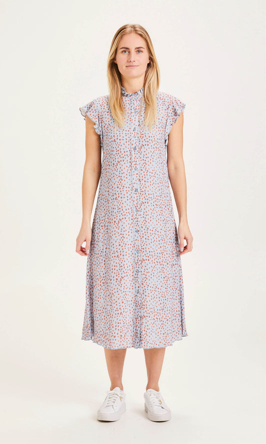 Robe midi à imprimé fleuri en Lenzing - Fleur