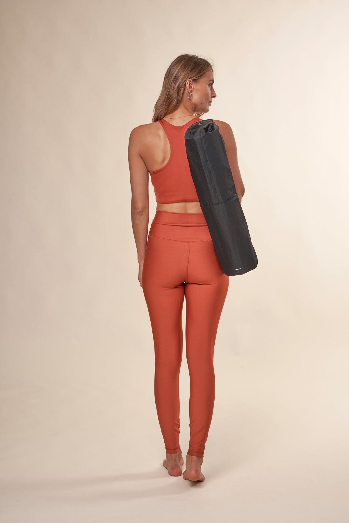 Housse tapis de yoga en recyclé | Noir "luna black"