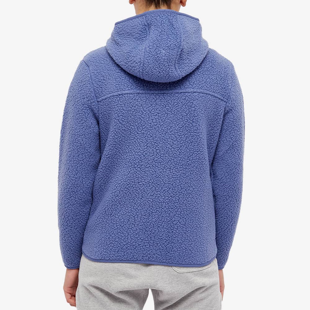 Polaire zippée bleu clair - retro pile hoody current blue