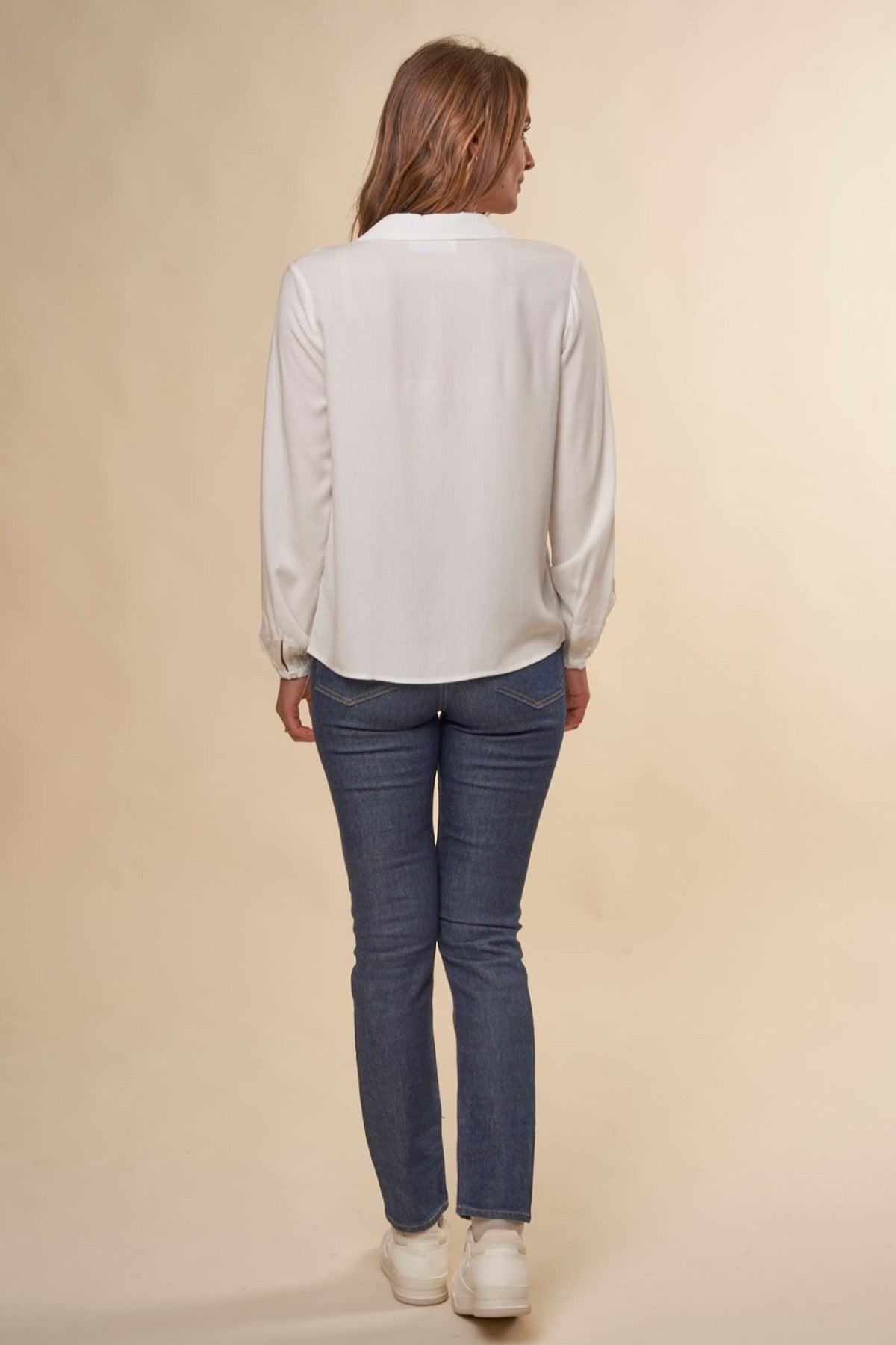 Jean slim en coton bio et recyclé | bleu brut "billie jeans winter sky"