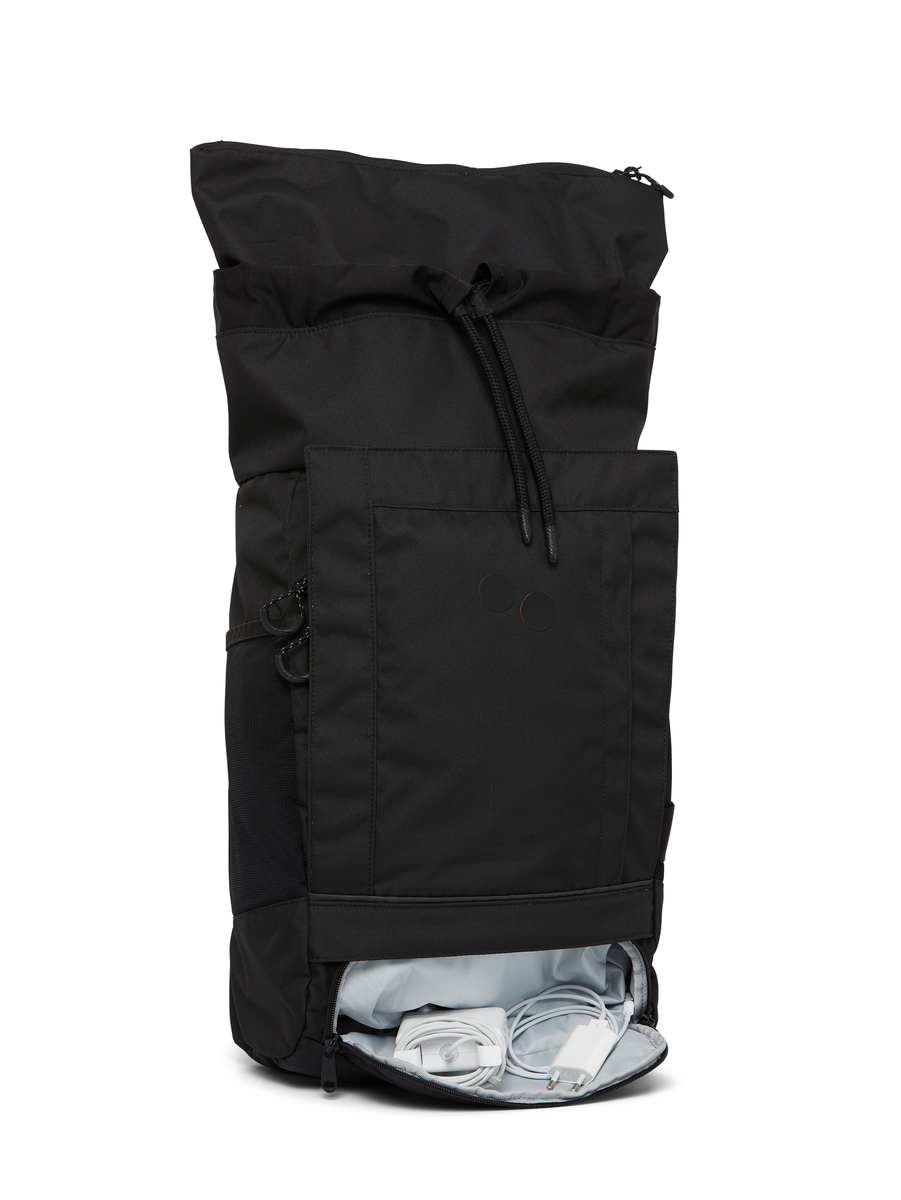 Sac à dos noir recyclé - Blok Medium Rooted black