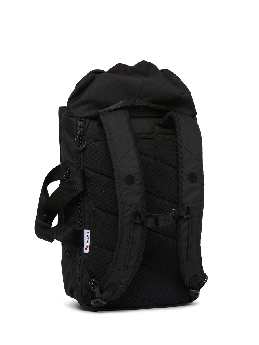 Sac à dos noir recyclé - Blok Medium Rooted black