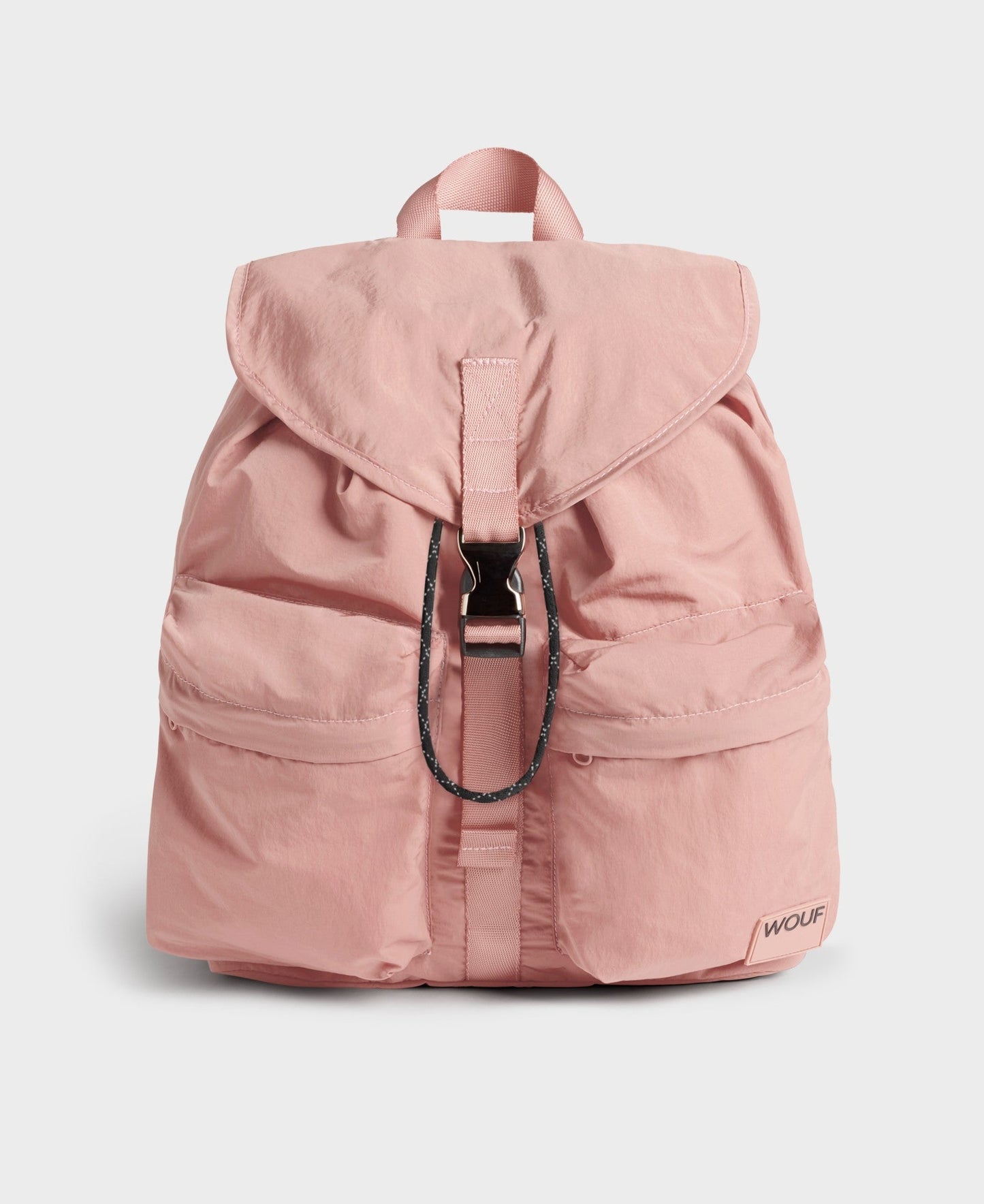 Sac à dos en matière recyclée déperlante | rose "ballet backpack rose poudré"