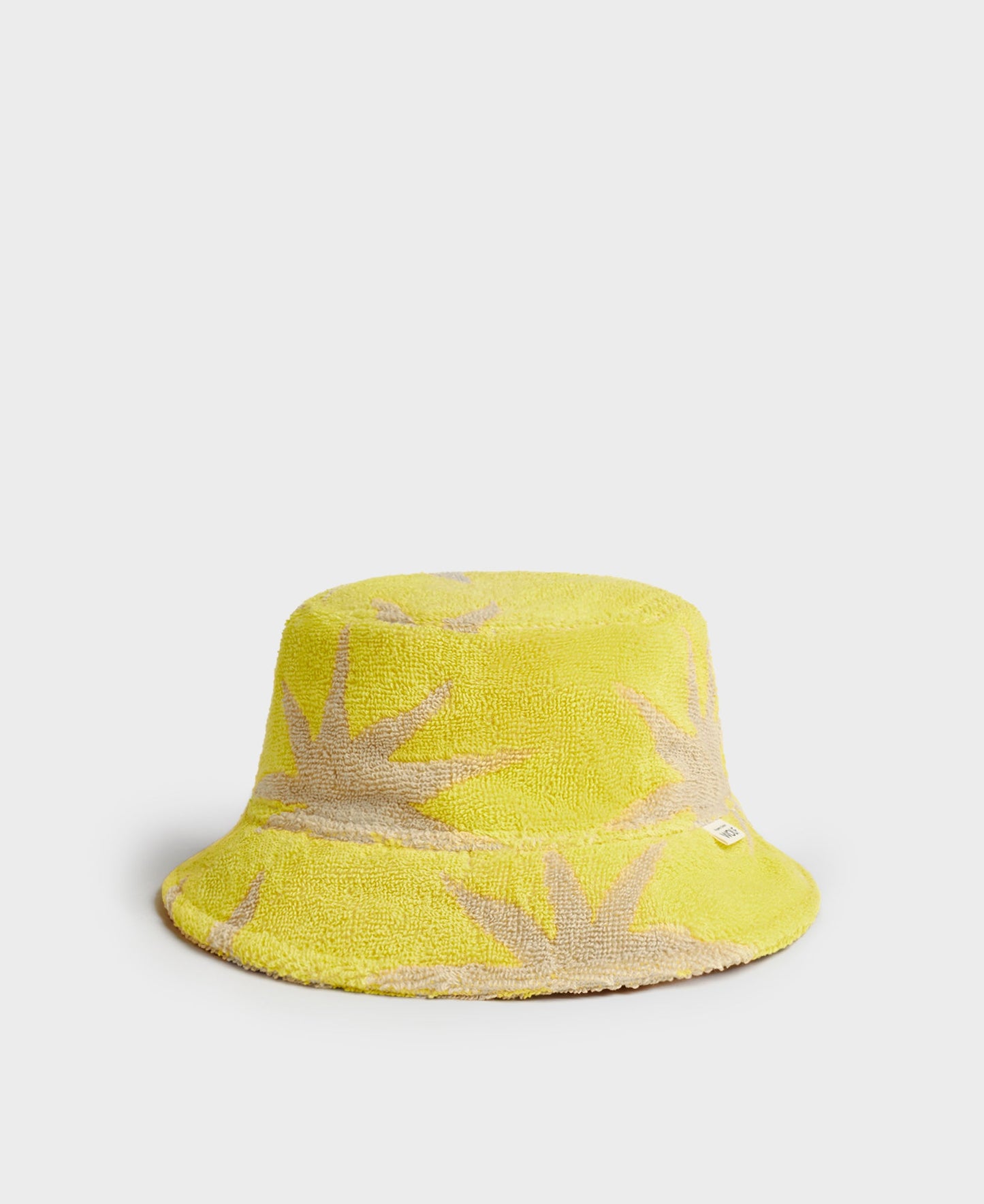 Bob en coton éponge bio | Jaune à motifs "formentera hat soleils"