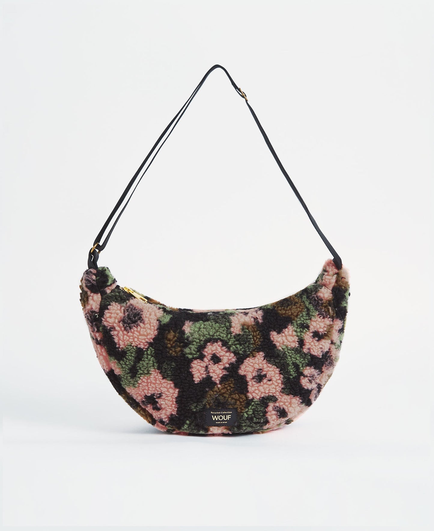 Banane en matières recyclées | motif fleuri "margot crossbody bag"