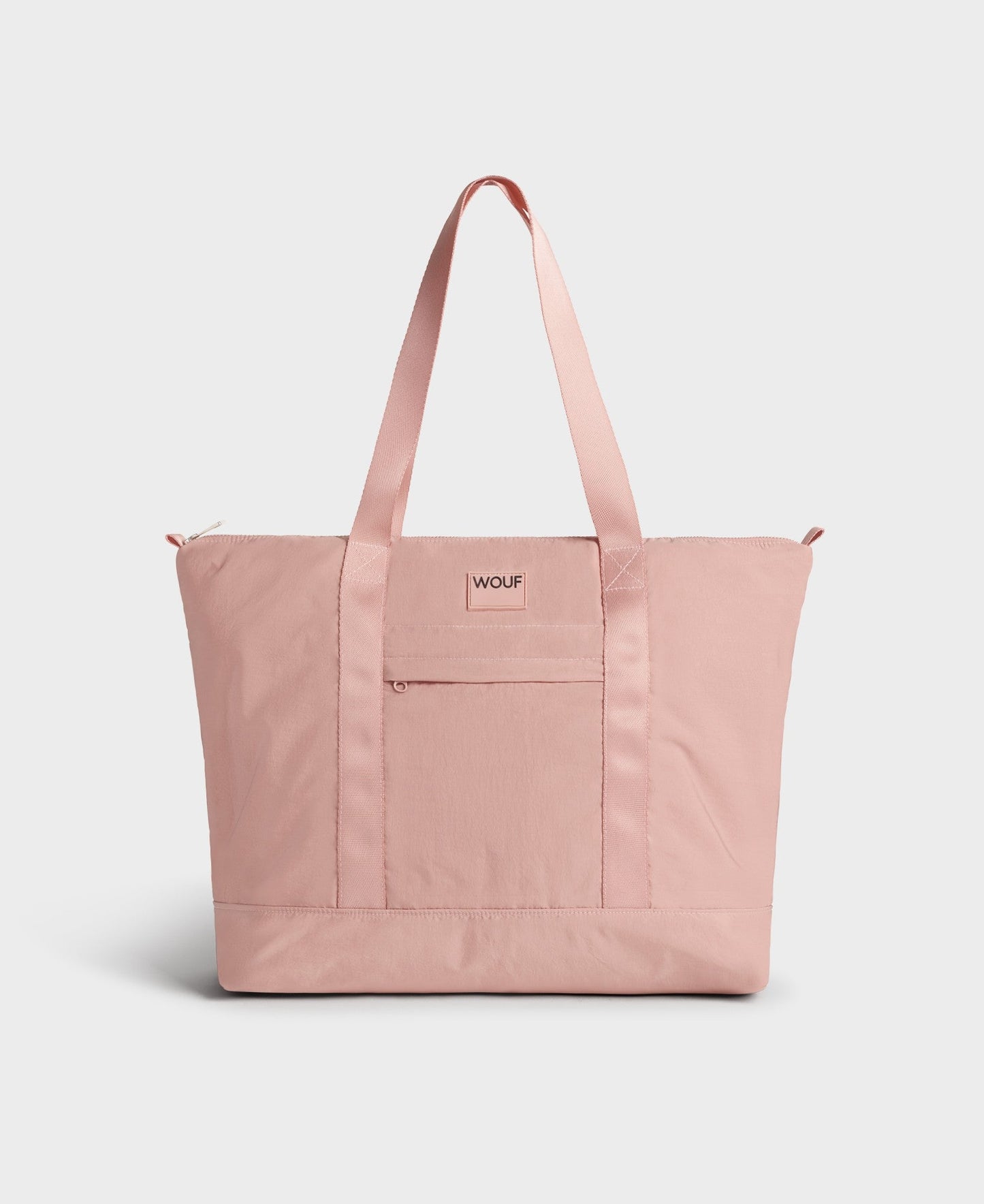 Sac cabas en matière recyclée déperlante | rose "ballet tote bag rose poudré"
