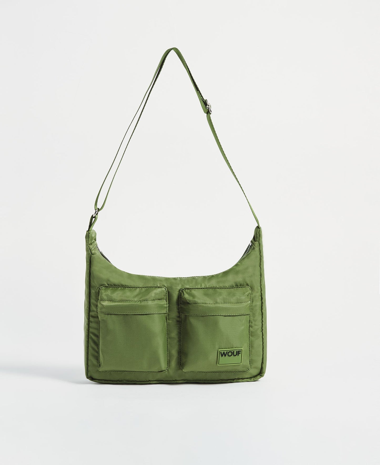 Sac bandoulière en matière recyclée | vert "dublin crossbody bag"