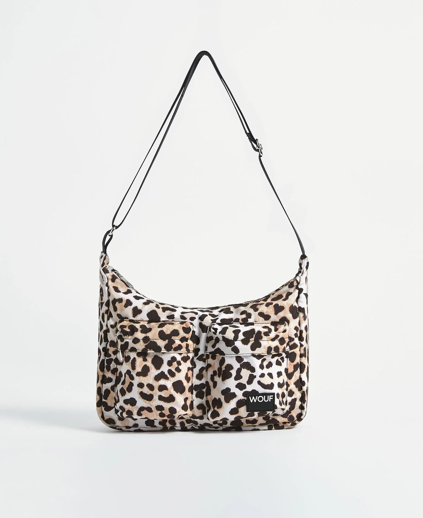 Banane motif léopard en matière recyclée | multicolore "kim crossbody bag léopard"