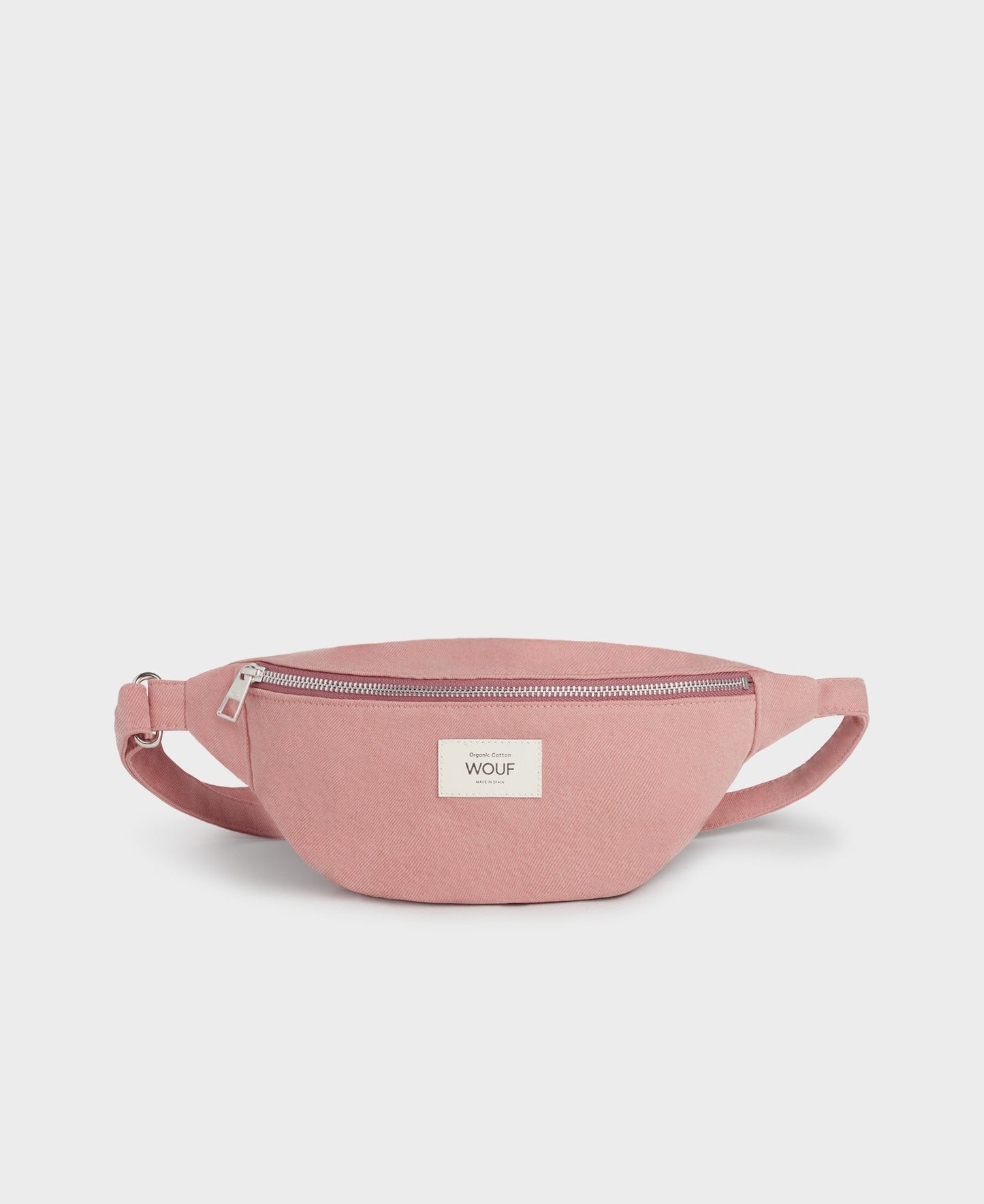 Banane en denim en coton bio | Rose "sunrise waistbag rose"