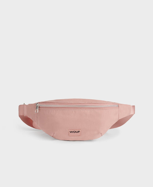 Banane en matière recyclée déperlante | Rose "ballet waistbag rose poudré"