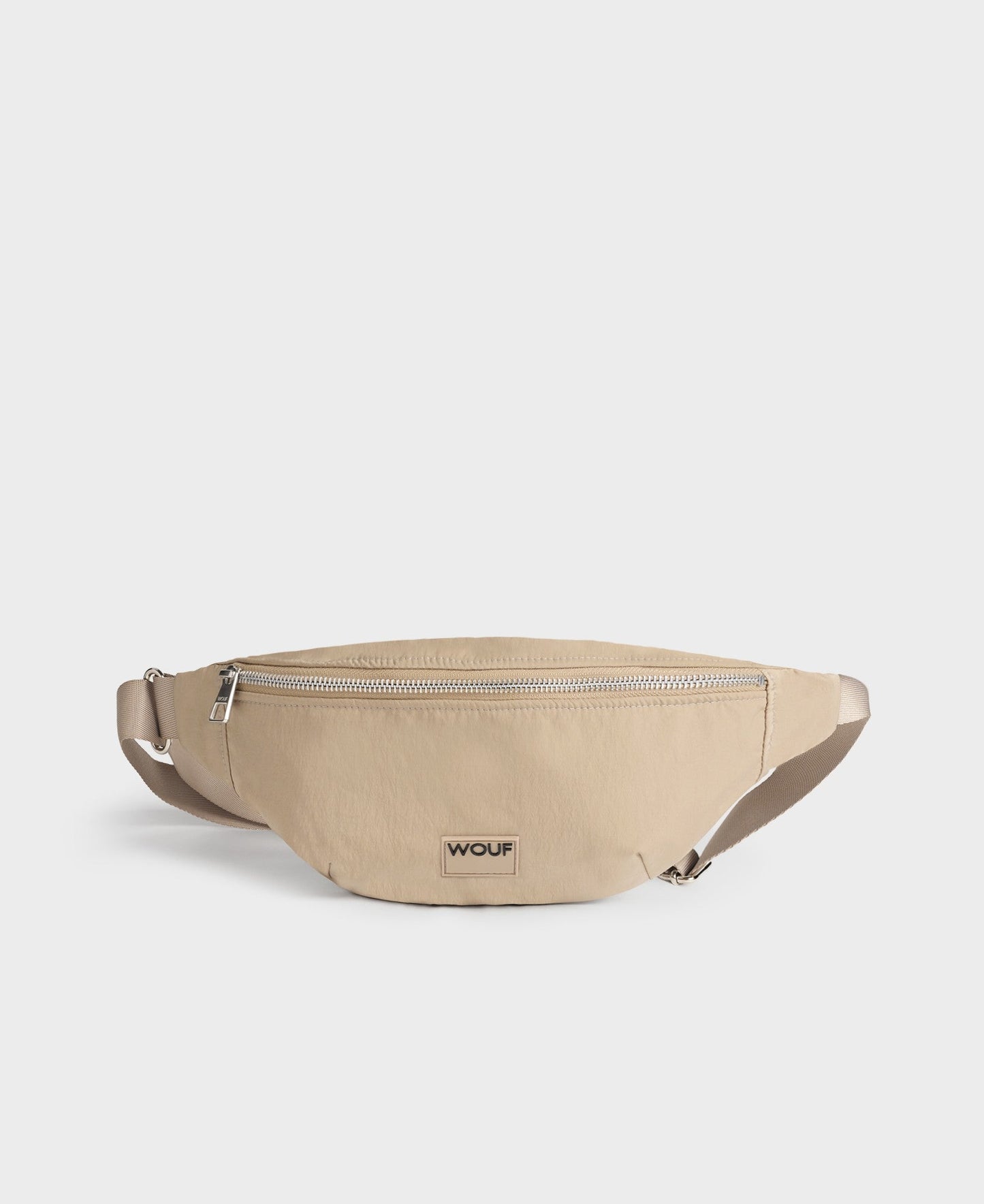 Banane en matière recyclée déperlante | Beige "oatmilk waistbag beige"