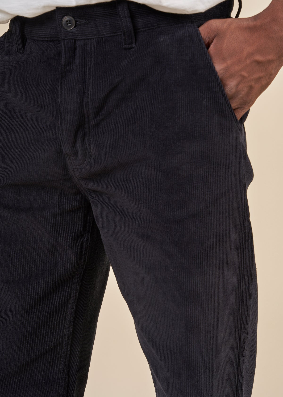 Pantalon en velours de coton bio | Marine "tuff tony pants navy cord"