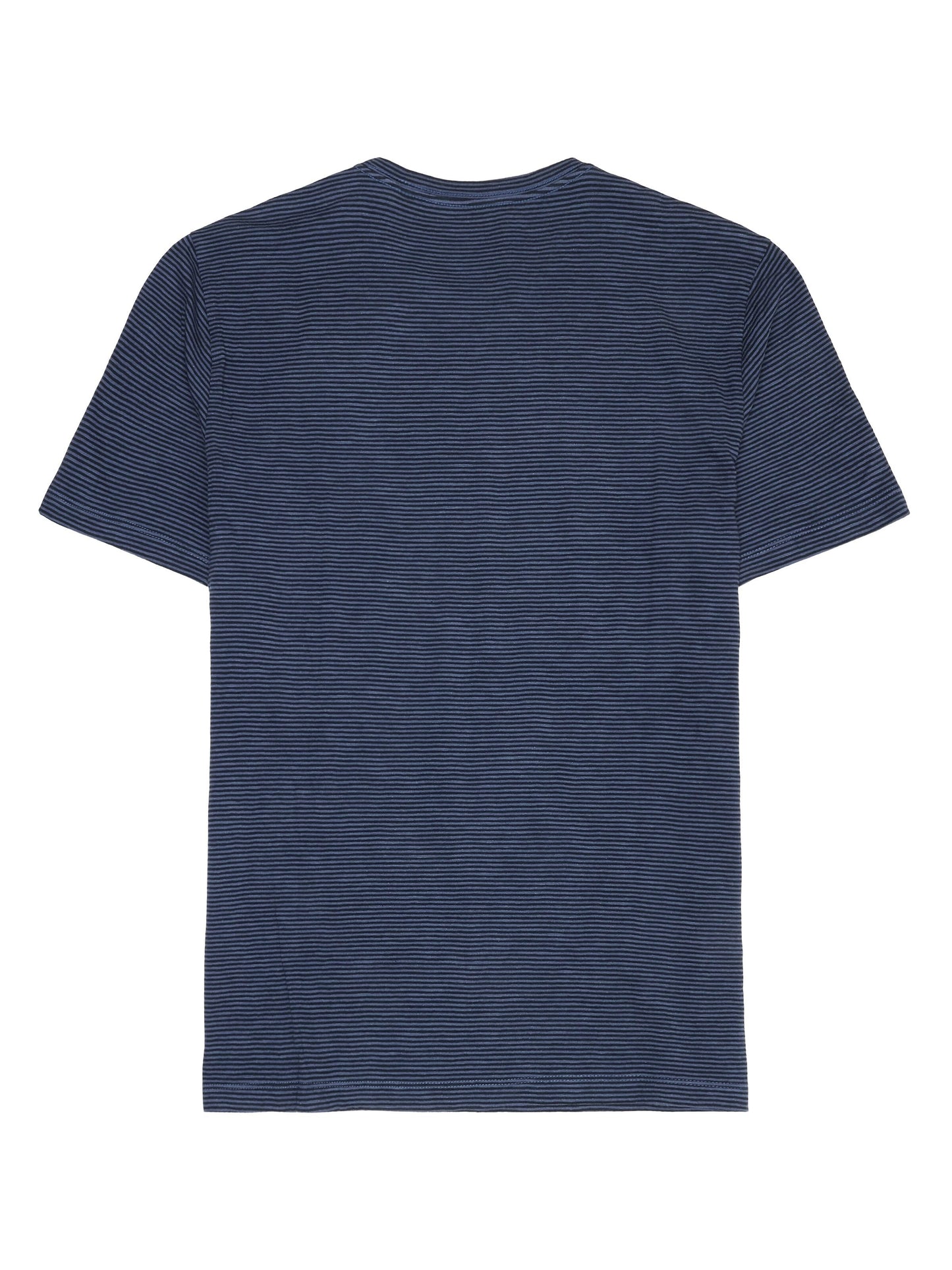 narrow striped slub tee - gots/vegan - 8036 navy