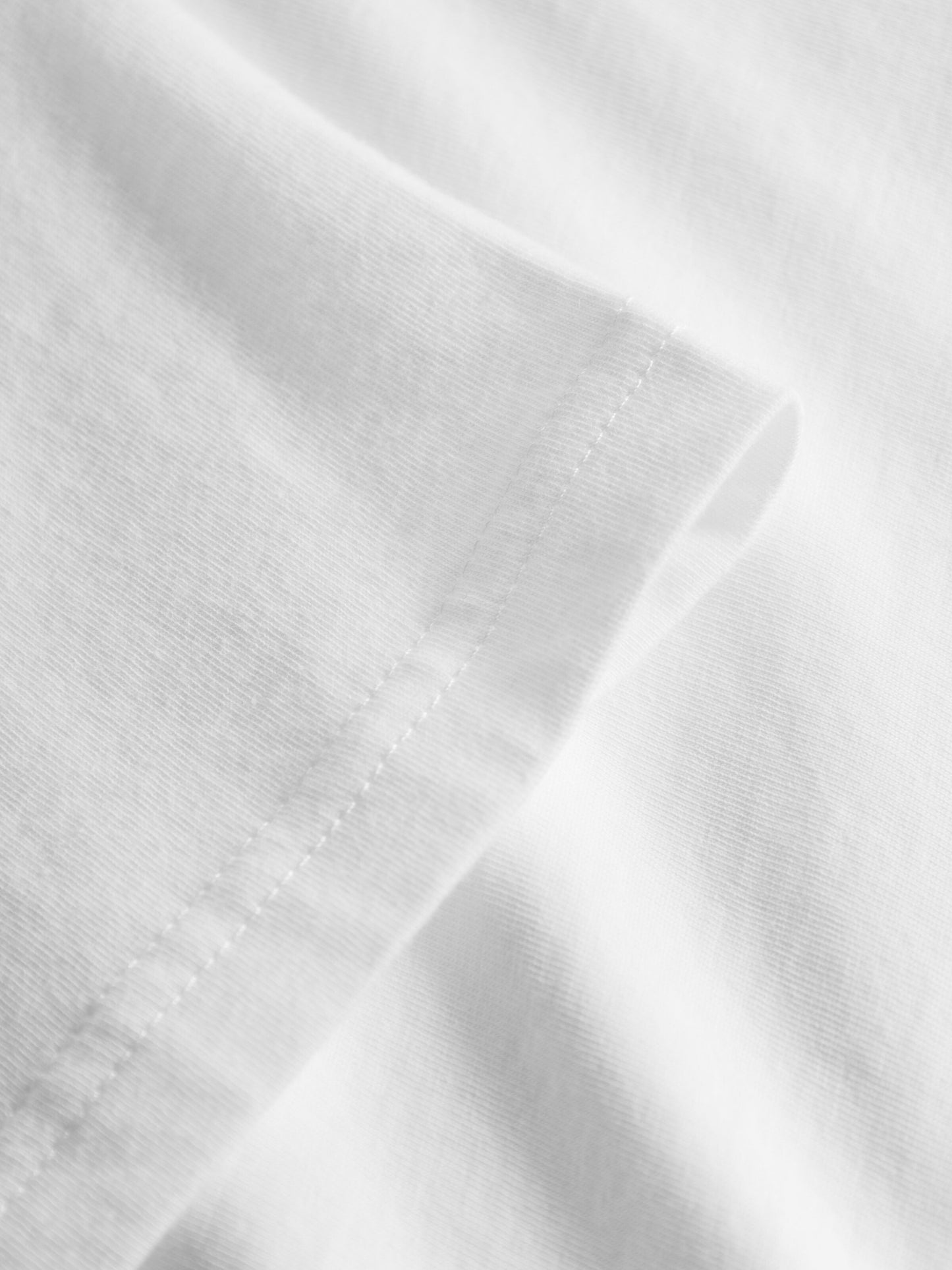 T-shirt blanc imprimé en coton bio - regular mountain front print t-shirt bright white