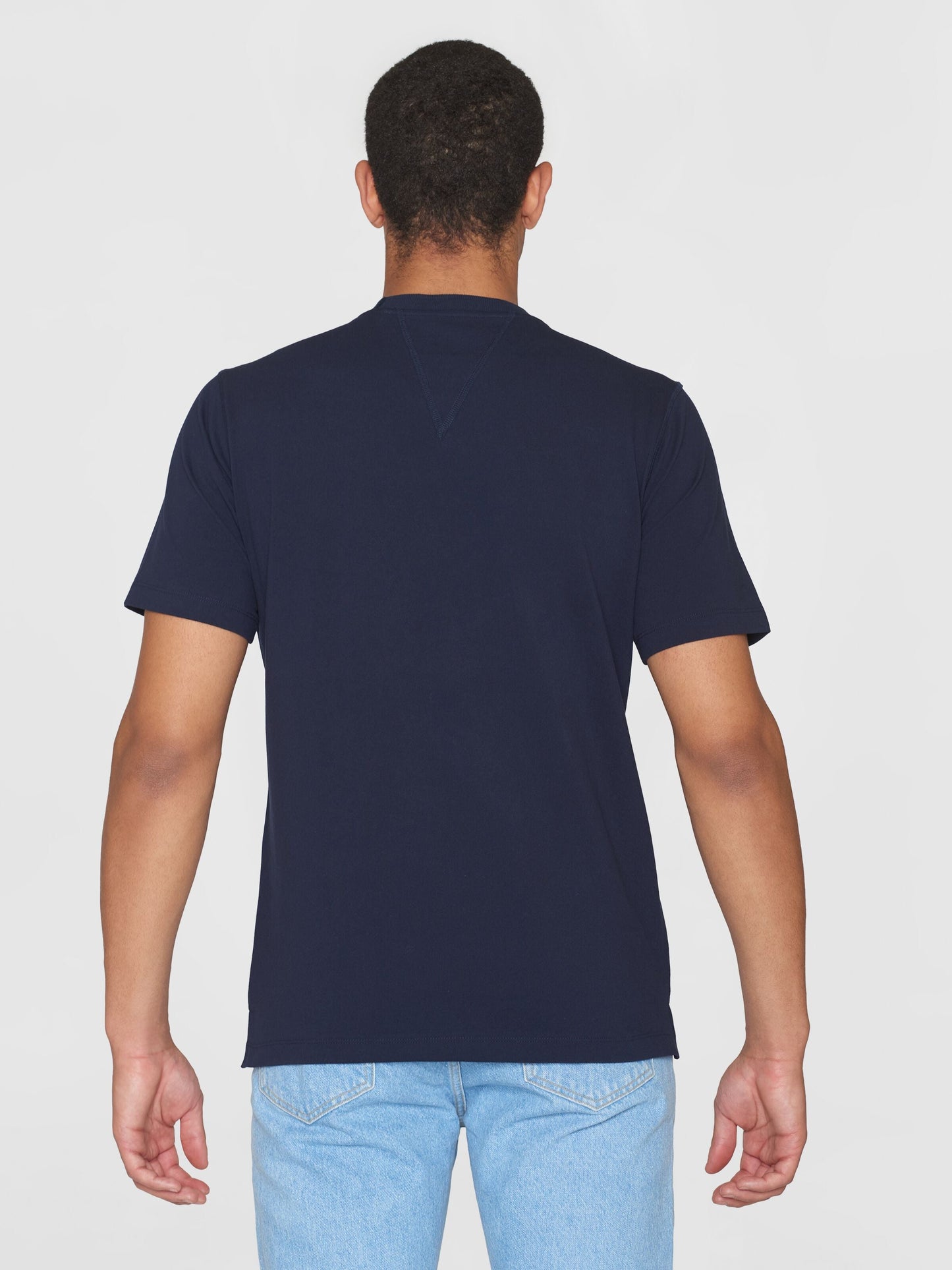 T-shirt en coton bio | Marine "regular fit pique t-shirt night sky"