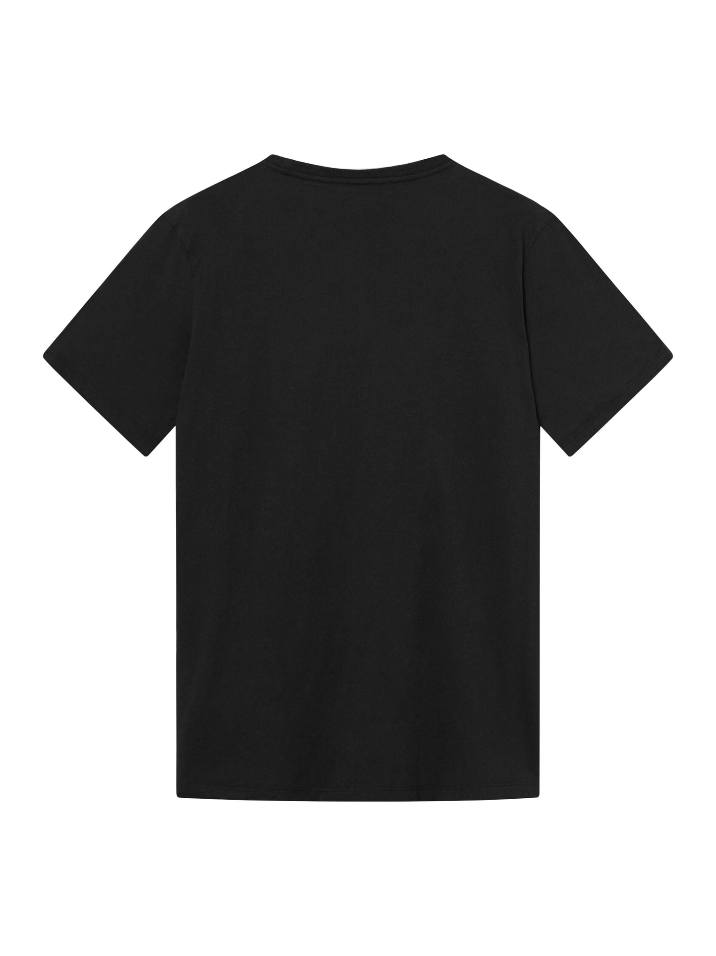 T-shirt en coton bio | noir "basic tee black jet"