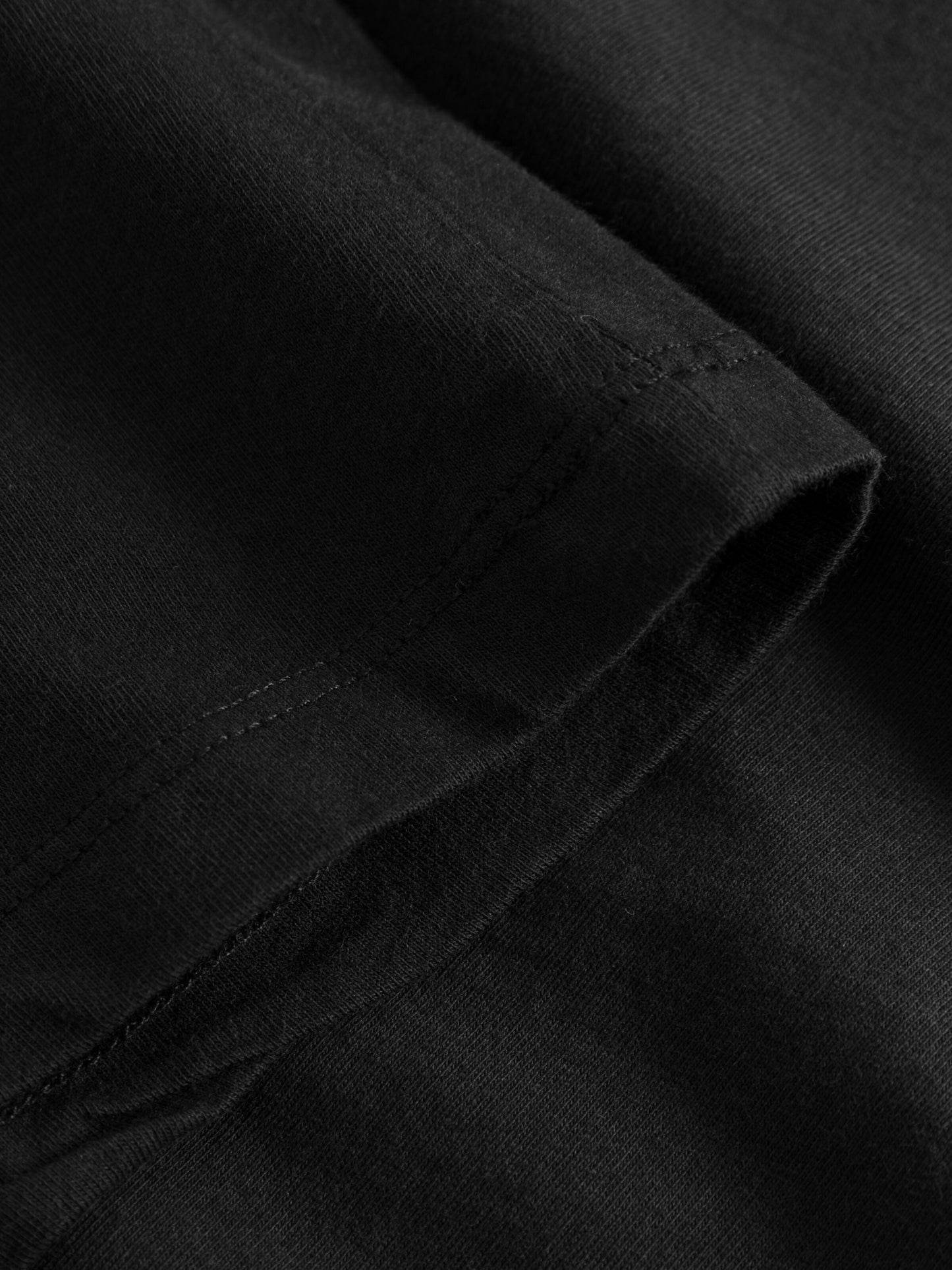 T-shirt en coton bio | noir "basic tee black jet"