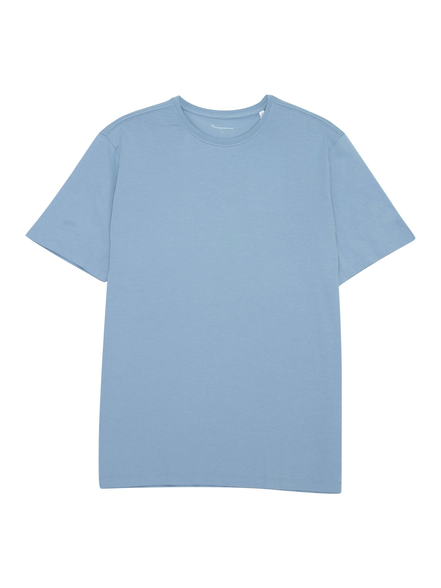 T-shirt en coton bio | bleu "basic tee asley blue"