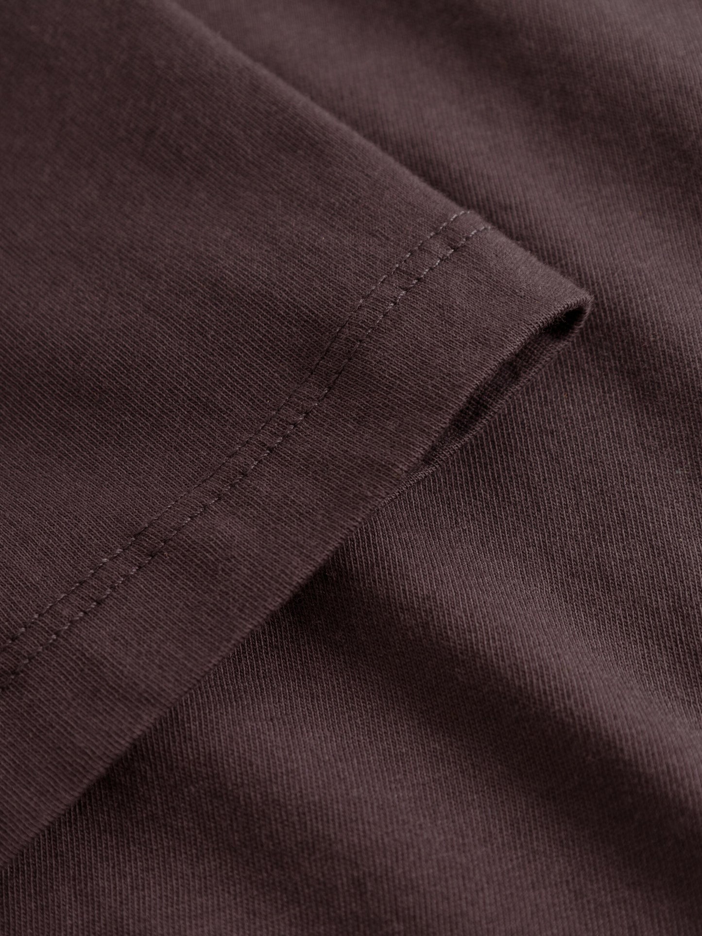 T-shirt en coton bio | marron "basic tee deep mahogany"