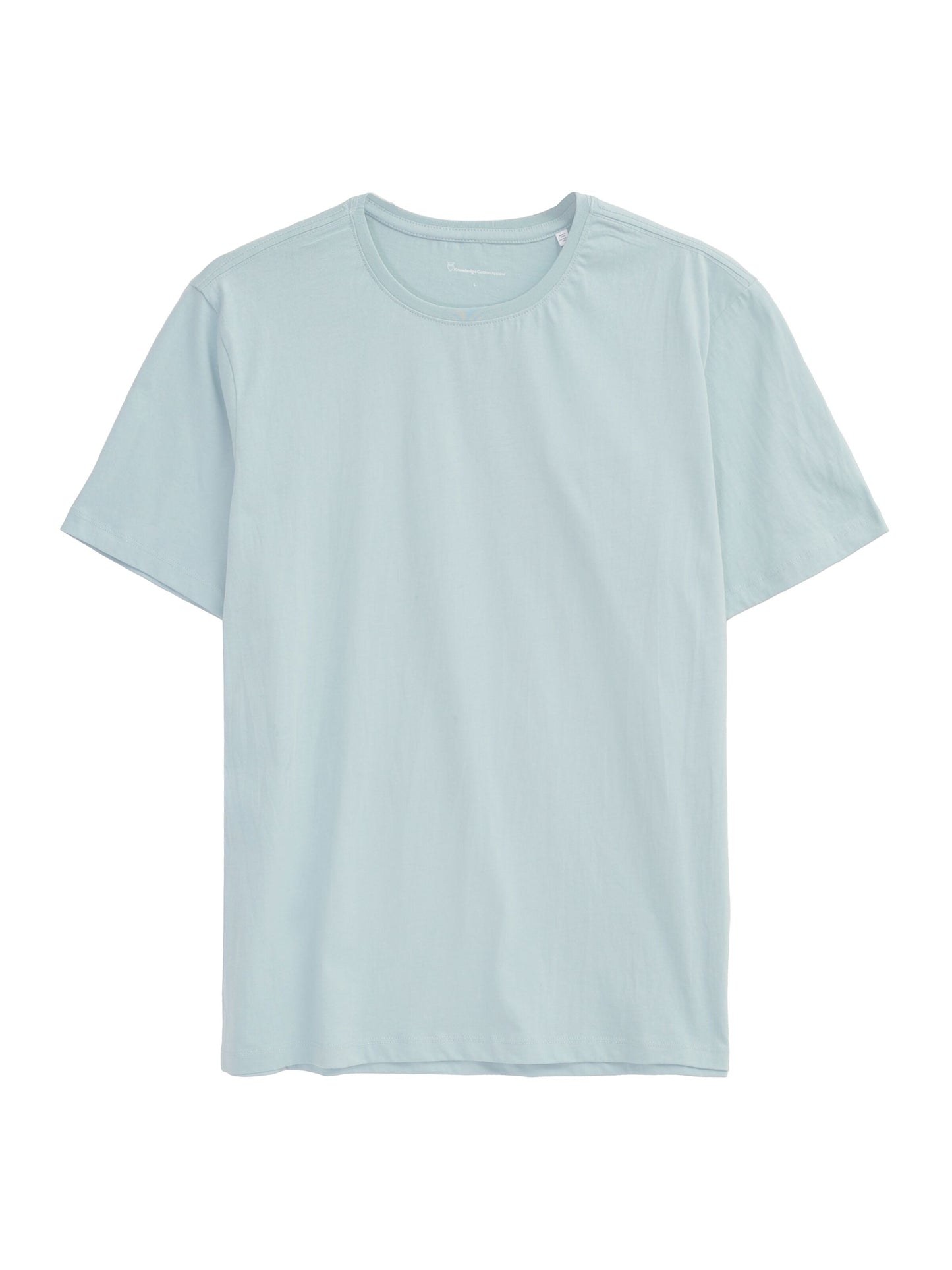 T-shirt en coton bio | bleu "agnar basic t-shirt gray mist"