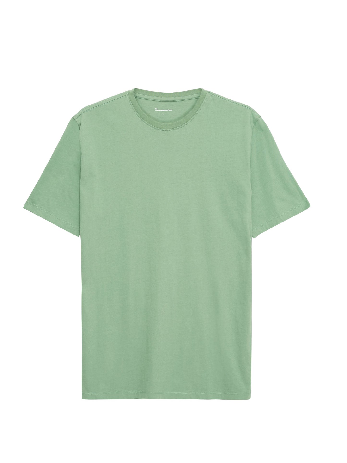 T-shirt en coton bio | vert "agnar basic t-shirt shale green"