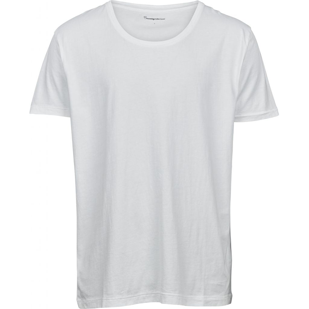 T-shirt en coton bio | blanc "basic tee bright white"