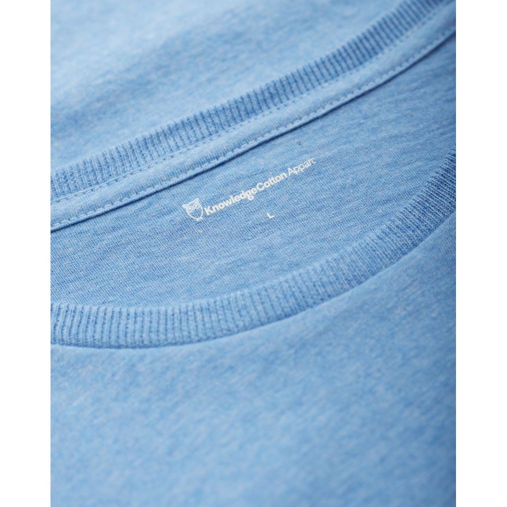 T-shirt bleu clair en coton bio