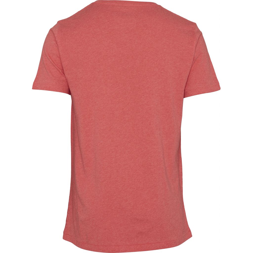 T-shirt corail en coton bio