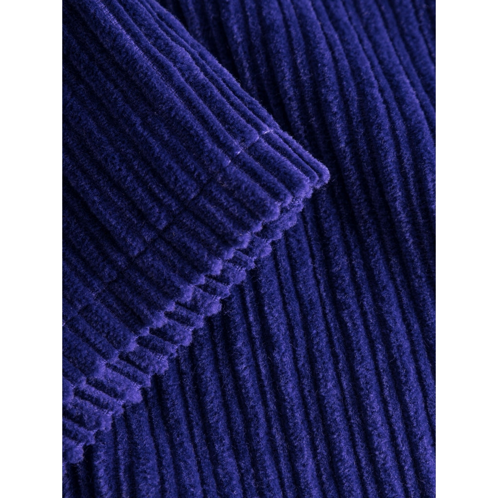 Jupe velours en coton bio | Violet "irregular corduroy skirt deep purple"