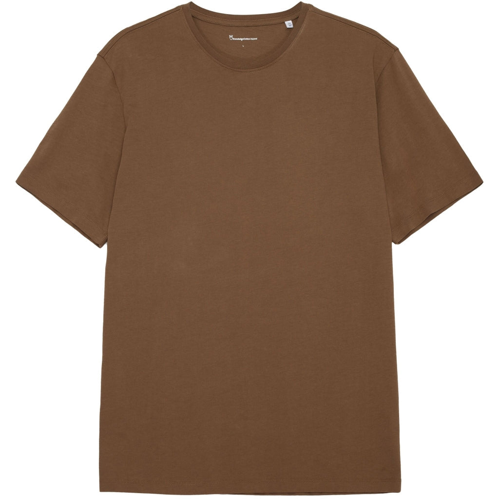 T-shirt en coton bio | marron "basic tee cub"