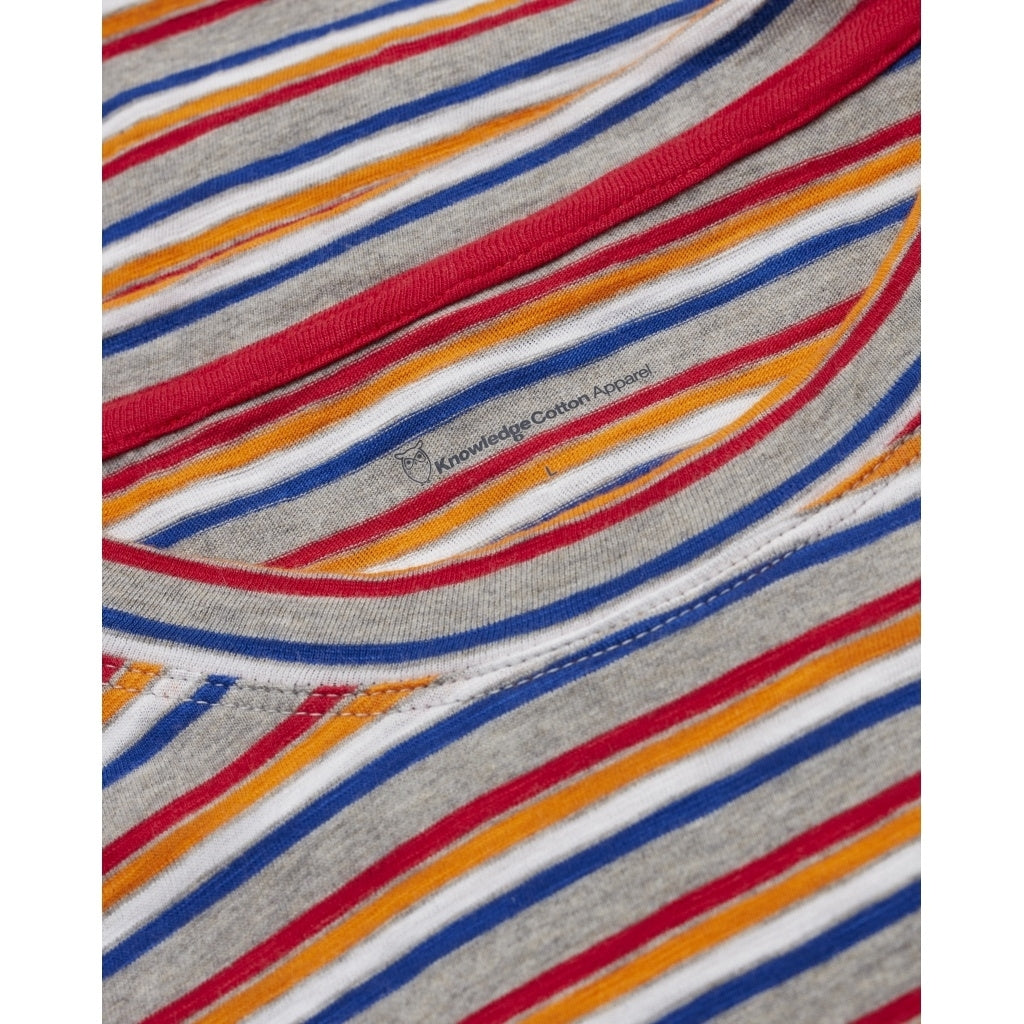 T-shirt rayé multicolore en coton bio - alder